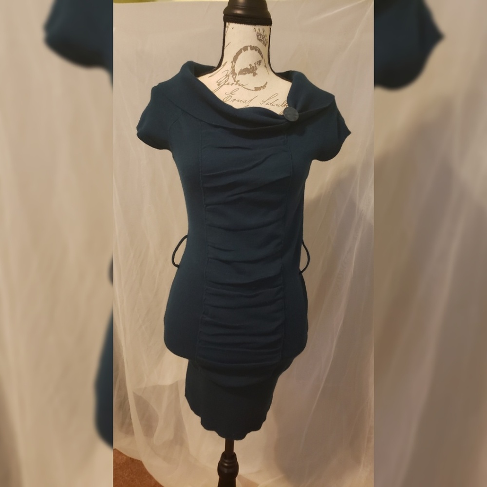 Vintage style sweater dress